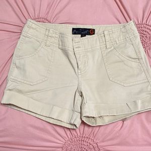 G by GUESS Ivory Shorts-Size 24